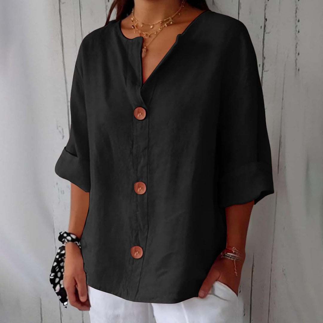 Summer Elegant Wrap Blouse