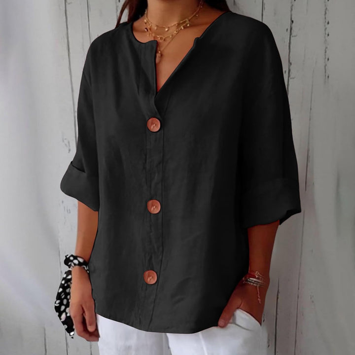 Summer Elegant Wrap Blouse
