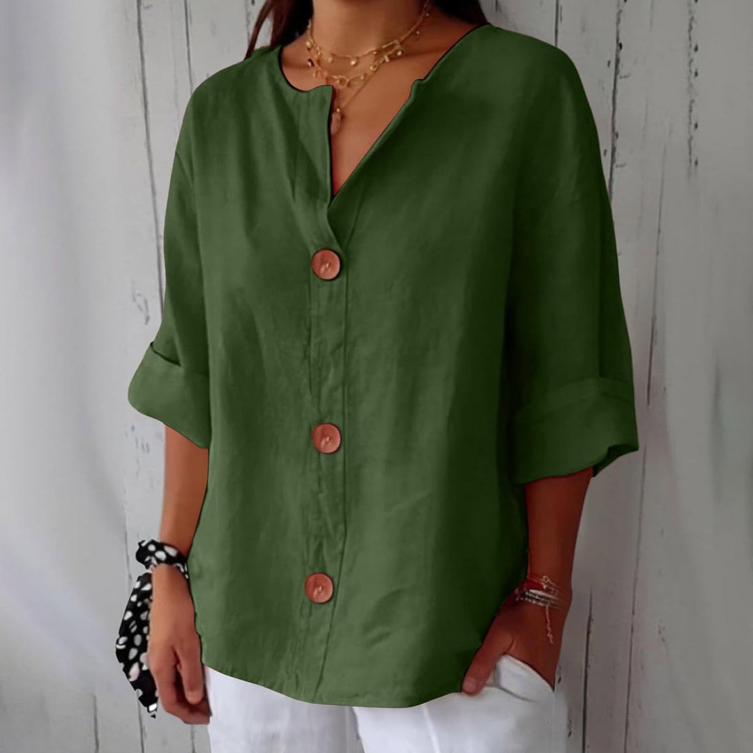 Summer Elegant Wrap Blouse