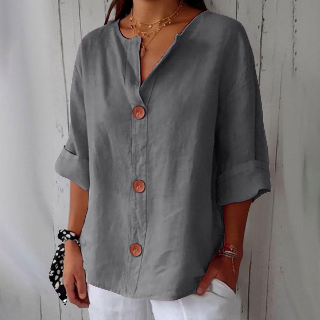 Summer Elegant Wrap Blouse