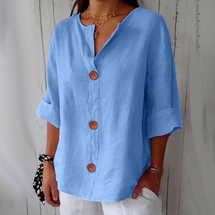 Summer Elegant Wrap Blouse