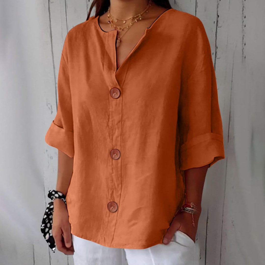 Summer Elegant Wrap Blouse