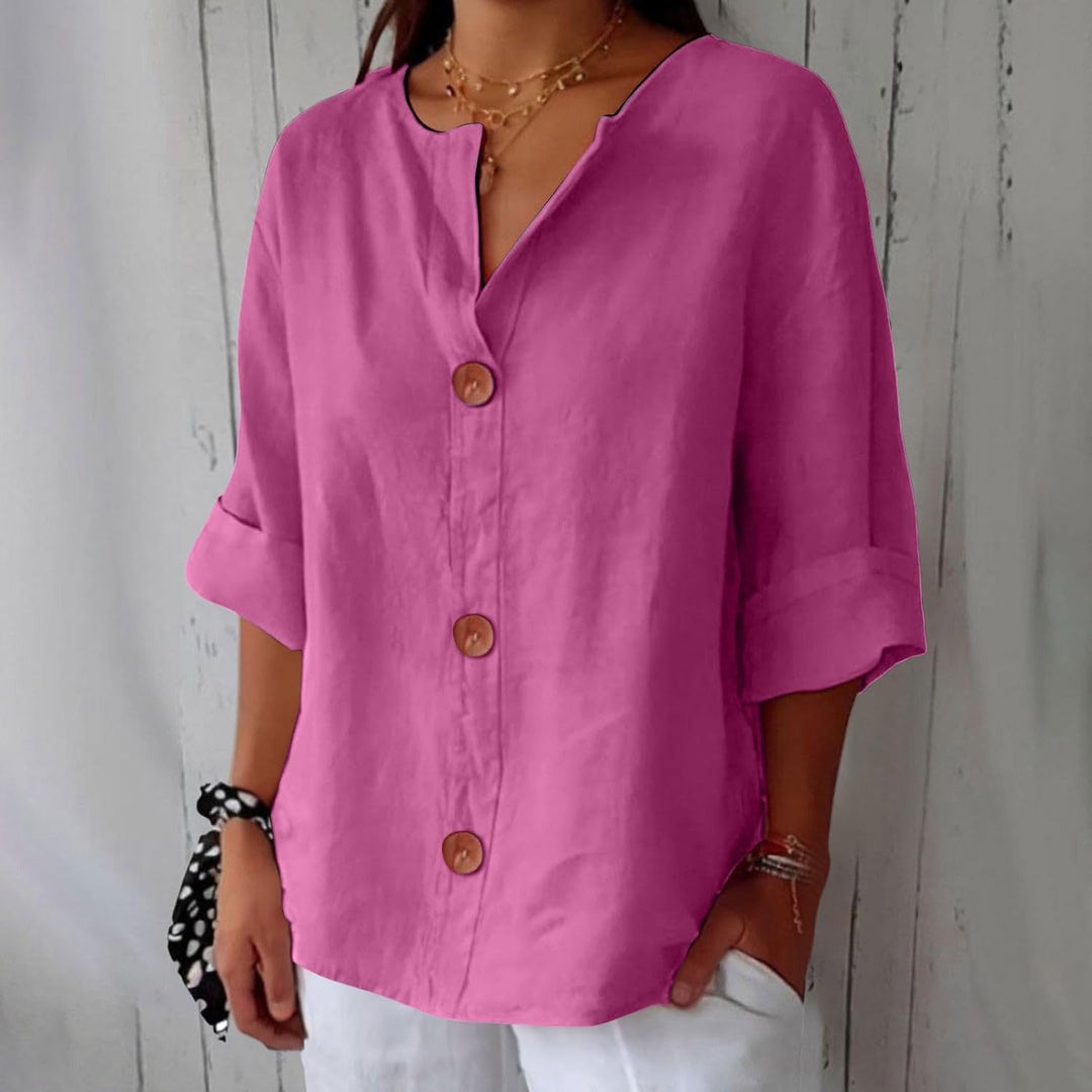 Summer Elegant Wrap Blouse
