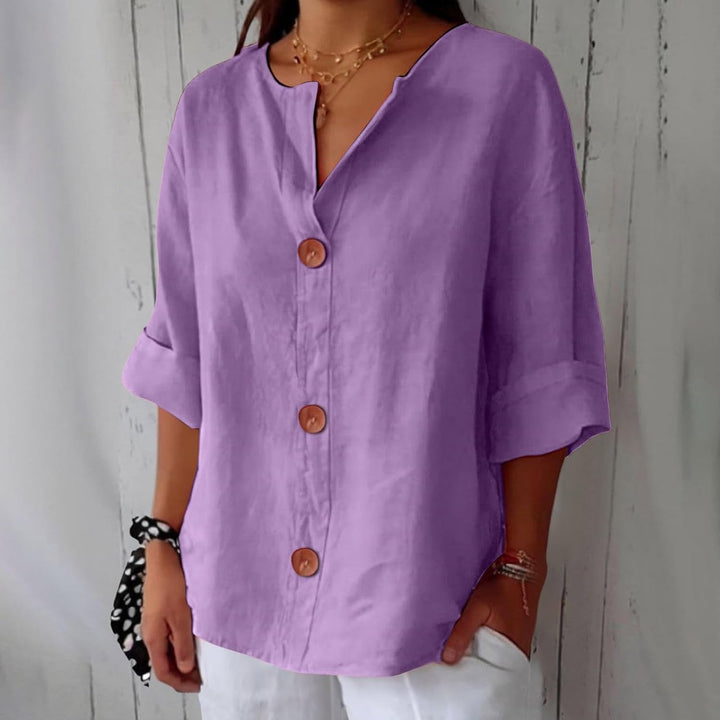 Summer Elegant Wrap Blouse