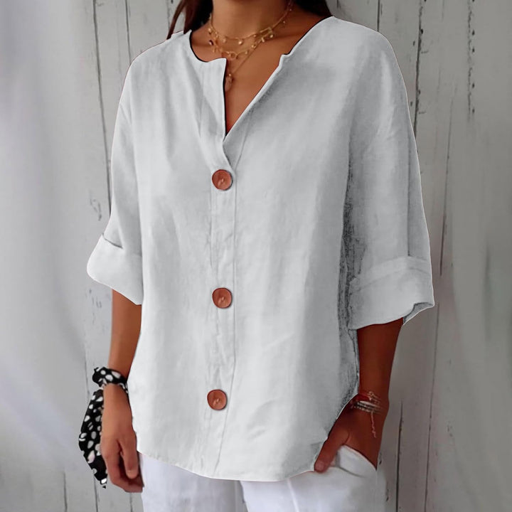 Summer Elegant Wrap Blouse