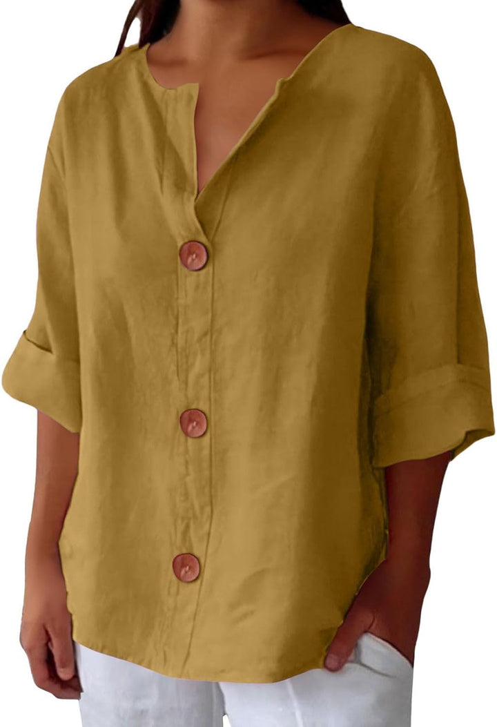 Summer Elegant Wrap Blouse