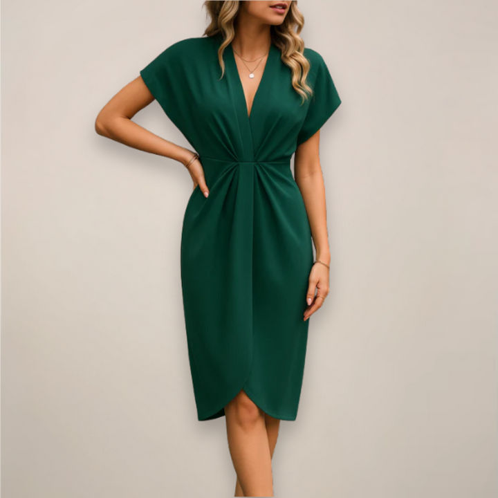 Wrap Midi Dress
