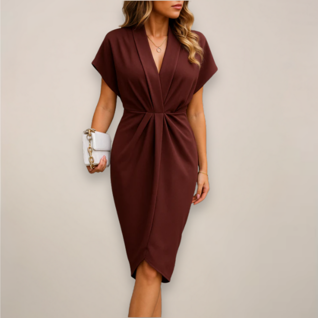 Wrap Midi Dress