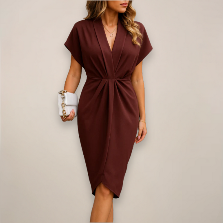 Wrap Midi Dress
