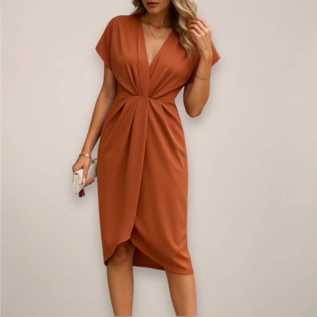 Wrap Midi Dress